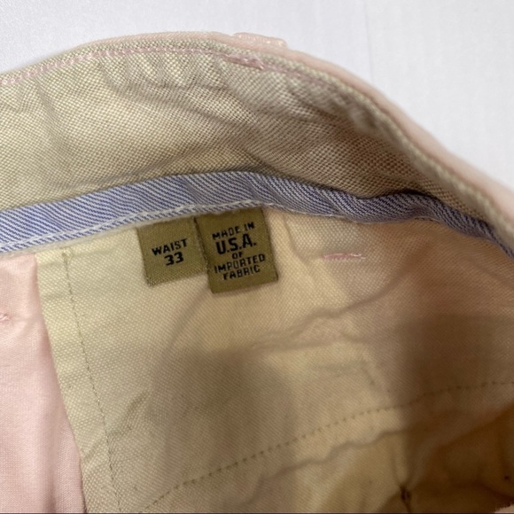 BILLS KHAKIS Men’s Pink Parker Short Standard Fit 33 Waist - Picture 3 of 6